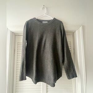 Pink Clover Gray Textured Crewneck Sweater - Cozy - Medium - Great Condition